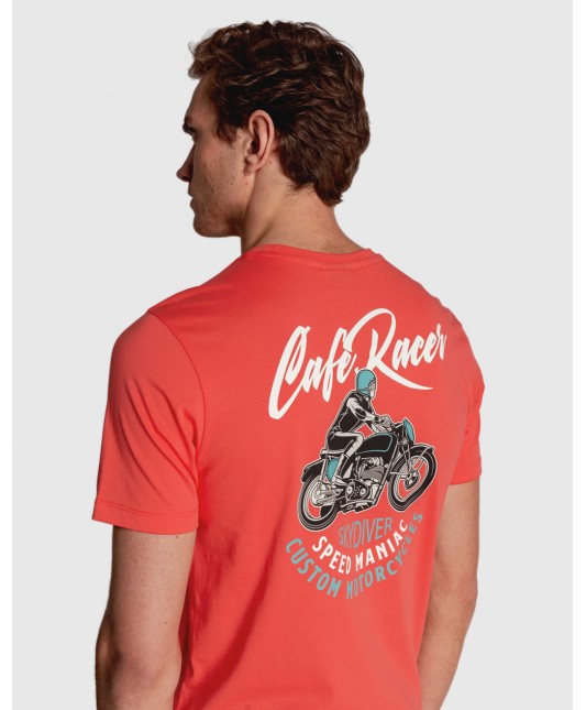 CAMISETA ROJA INSPIRACIÓN MOTERA